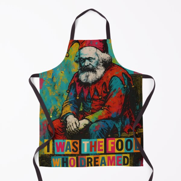 Item preview, I Was the Fool – Karl Marx in Chains (NeoPunk Protest Art) designed and sold by oneof21million.
