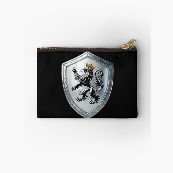 Item preview, Phillips Shield Crowned Silver Lion on Brilliant Steel Armor designed and sold by Highlandkings.