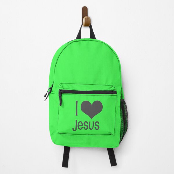 Item preview, I love Jesus green designed and sold by ZiphGames.
