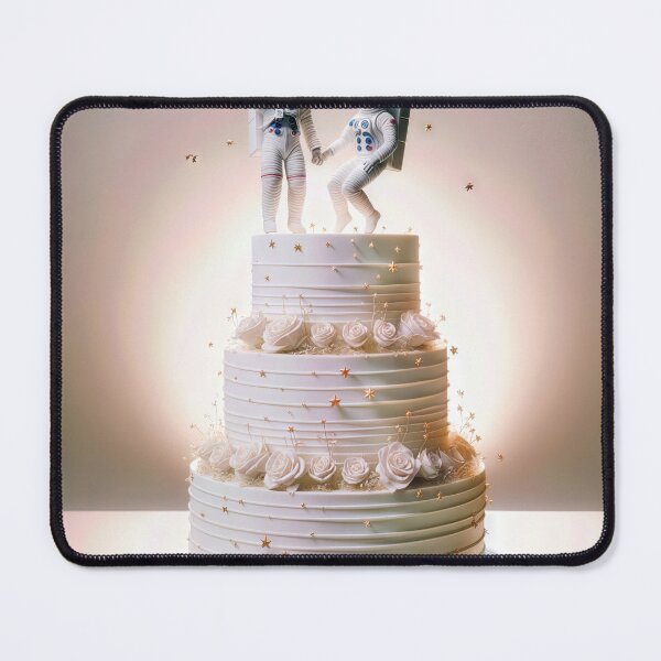 Item preview, Astronauts On a Tiered Wedding Cake designed and sold by Maria Dryfhout.