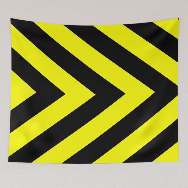 Item preview, Yellow and Black Chevron Pattern designed and sold by Patterns-2024.