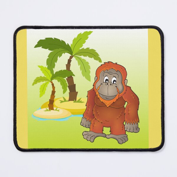 Item preview, Friendly Orangutan on a Tropical Island designed and sold by ToscaniArt.