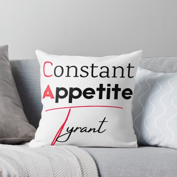 Item preview, CAT Acronym Funny T-Shirt – Constant Appetite Tyrant Minimalist Cat Lover Design designed and sold by soycig.