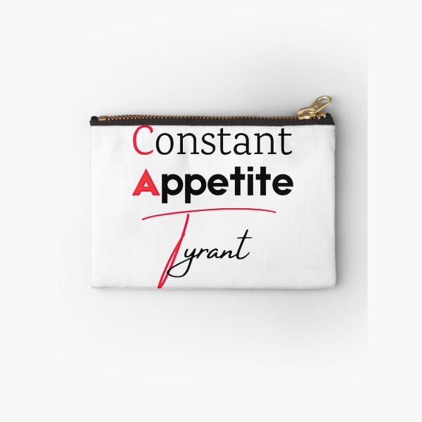 Item preview, CAT Acronym Funny T-Shirt – Constant Appetite Tyrant Minimalist Cat Lover Design designed and sold by soycig.