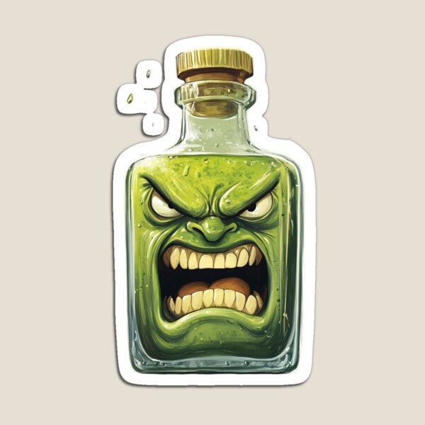 Item preview, Angry Green Potion designed and sold by MelaDizayn.