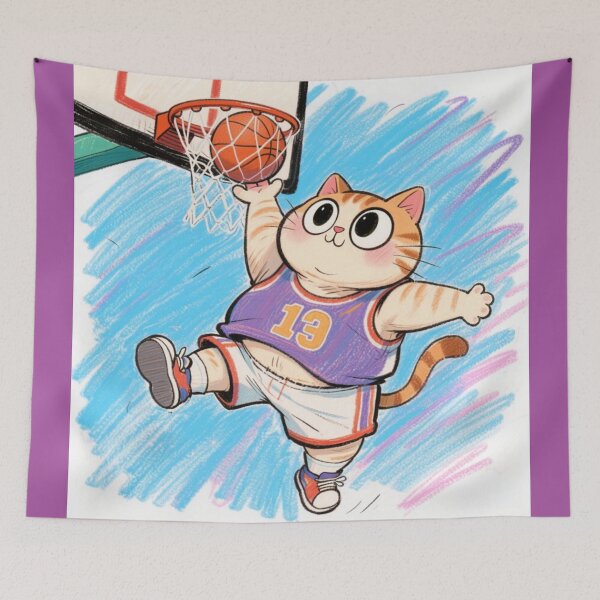 Item preview, dunker kitty7 designed and sold by artsmeow.