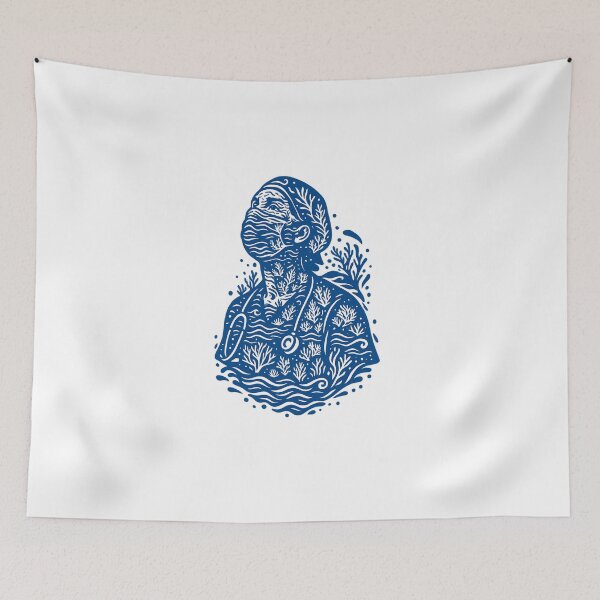 Item preview, The Sea In A Nurse Looking Upwards designed and sold by MonetObsidian.