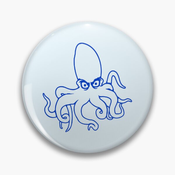 Item preview, Octopus squid cephalopod evil eye dangerous sea designed and sold by shirt-o-mat.