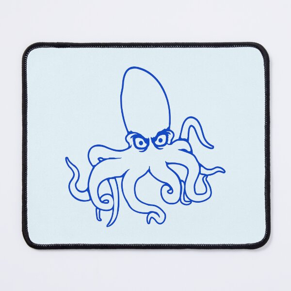 Item preview, Octopus squid cephalopod evil eye dangerous sea designed and sold by shirt-o-mat.