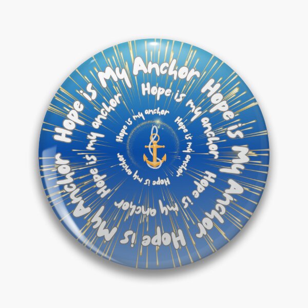 Item preview, Hope is My Anchor Nautical Art designed and sold by TopRBArtist.