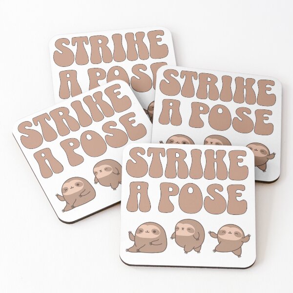 Item preview, Strike a pose sloth designed and sold by BritishDelights.