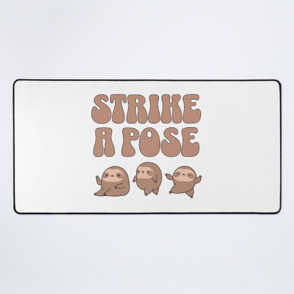 Item preview, Strike a pose sloth designed and sold by BritishDelights.