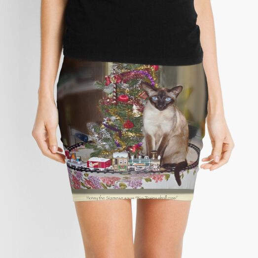 cat calendar #12 Honey for Christmas Mini Skirt