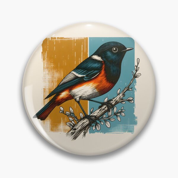 Item preview, Painted Redstart 3 designed and sold by theAVIARY7.