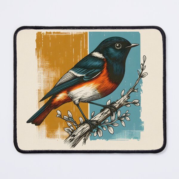 Item preview, Painted Redstart 3 designed and sold by theAVIARY7.