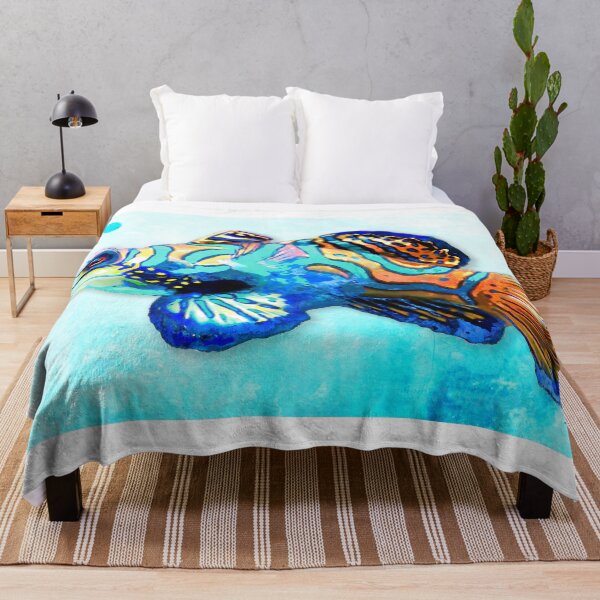 Item preview, Colorful Mandarinfish Fish Art designed and sold by Sharon Cummings Art.