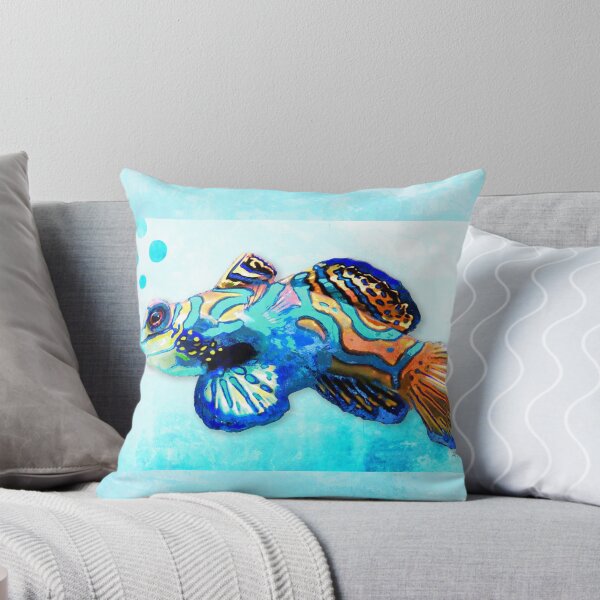 Item preview, Colorful Mandarinfish Fish Art designed and sold by Sharon Cummings Art.