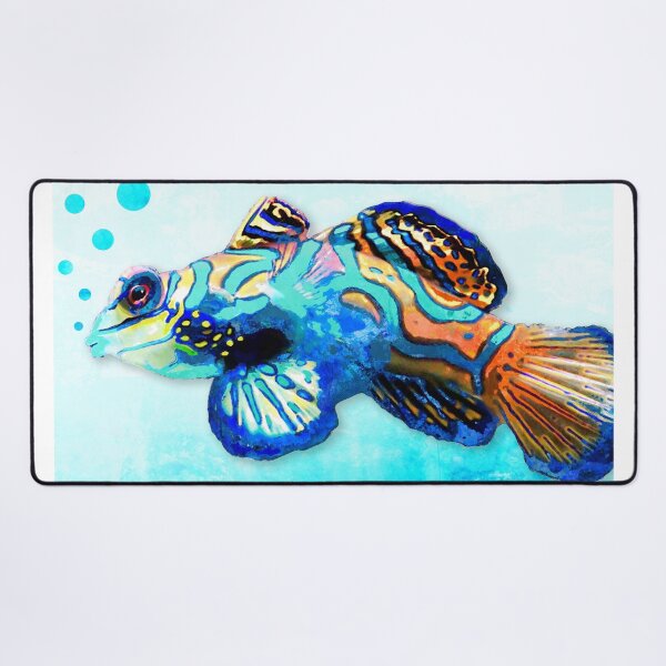 Item preview, Colorful Mandarinfish Fish Art designed and sold by Sharon Cummings Art.