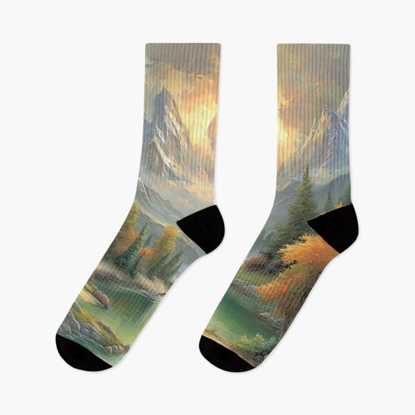 Item preview, Golden Serenity: A Mountain's Embrace designed and sold by bloorose.