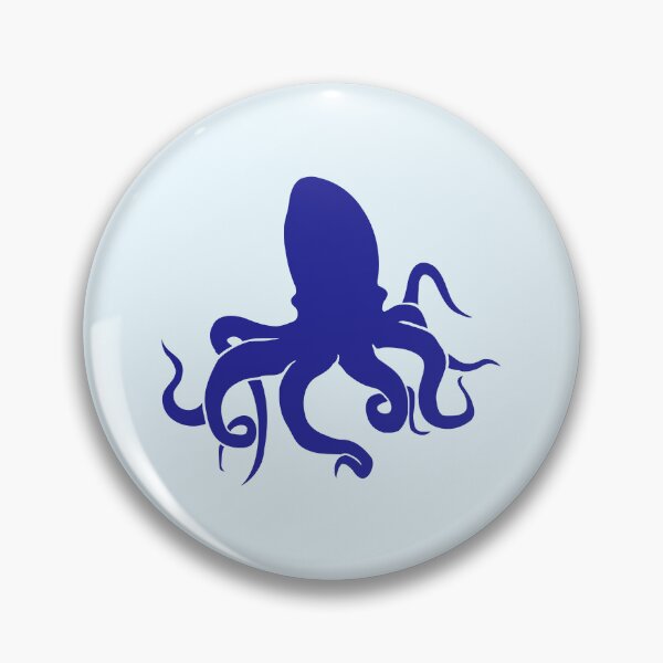 Item preview, Octopus Cuttlefish Cephalopod Squid Fun Silhouette designed and sold by shirt-o-mat.