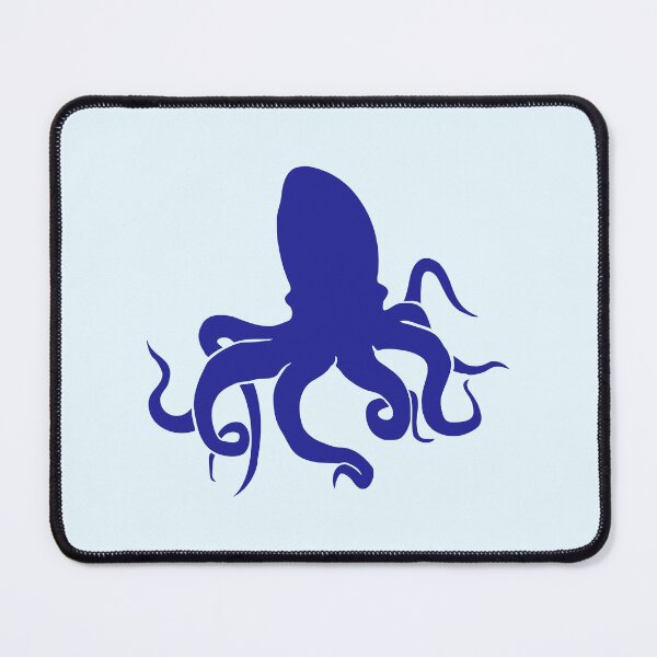 Item preview, Octopus Cuttlefish Cephalopod Squid Fun Silhouette designed and sold by shirt-o-mat.