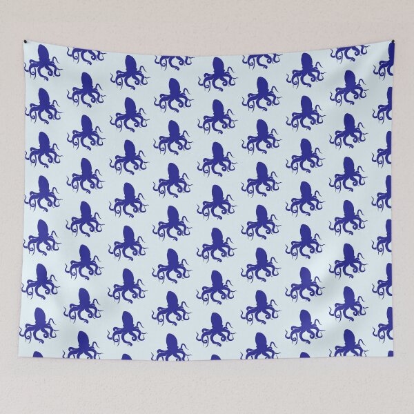 Item preview, Octopus Cuttlefish Cephalopod Squid Fun Silhouette designed and sold by shirt-o-mat.