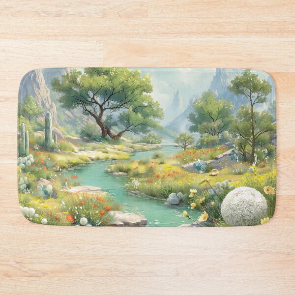 Item preview, Verdant Serenity: A Whispering River designed and sold by bloorose.