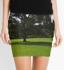 Sheep Meadow Central Park Panel 2 Mini Skirt