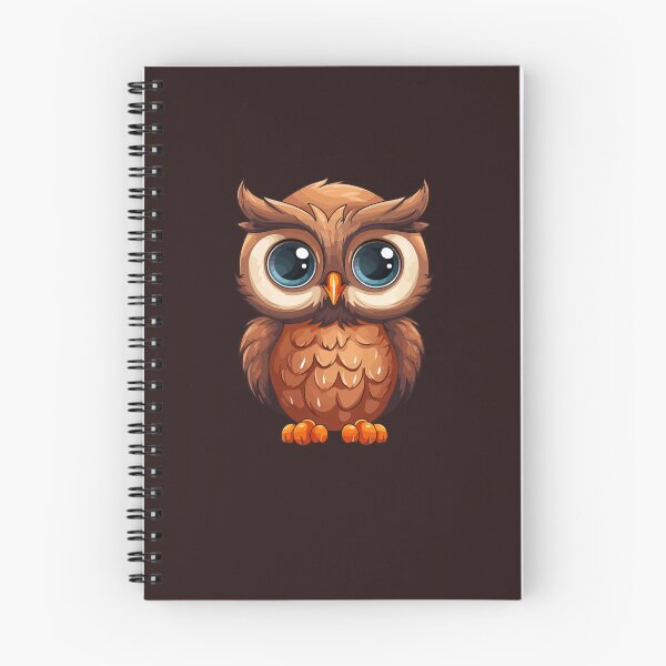Item preview, Cute Cartoon Owl – Big Eyes, Forest Vibes, Kawaii Style designed and sold by LifeArt24.