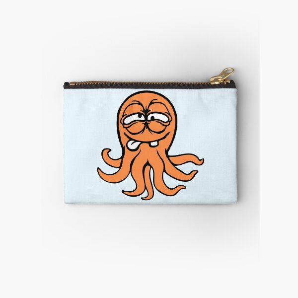 Item preview, Octopus squid cephalopod funny silly cartoon comic designed and sold by shirt-o-mat.