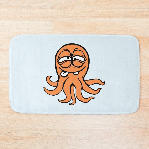 Item preview, Octopus squid cephalopod funny silly cartoon comic designed and sold by shirt-o-mat.