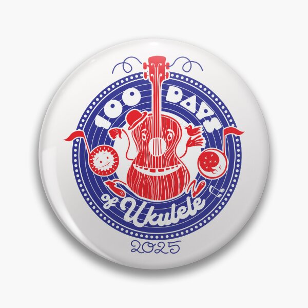 Item preview, 2025 Long Play 1: Blue/Red - 100 Days of Ukulele 2025 designed and sold by NewUkeNewYork.