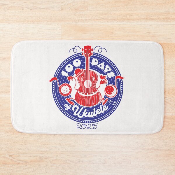Item preview, 2025 Long Play 1: Blue/Red - 100 Days of Ukulele 2025 designed and sold by NewUkeNewYork.