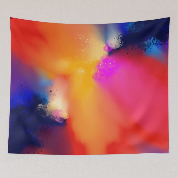 Item preview, Color Cascade - Coforful Red Abstract designed and sold by Joey Santiago.
