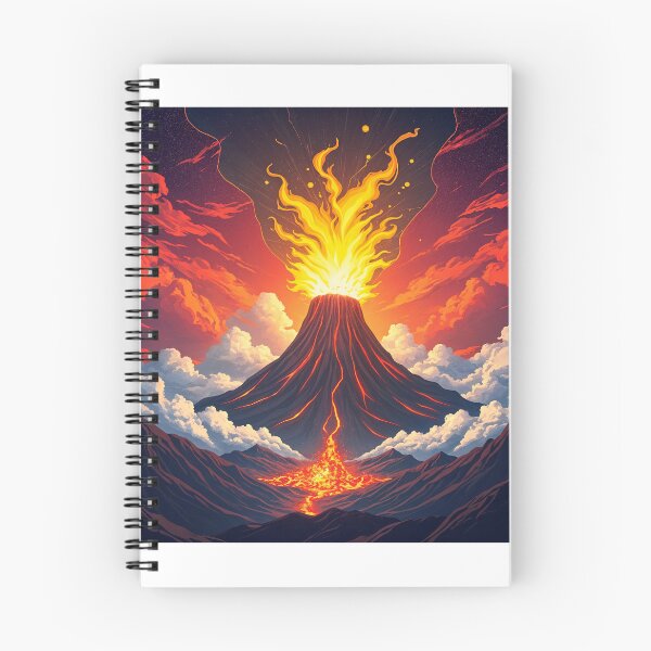 Item preview, Exploding Anime Volcano designed and sold by isaadomi.