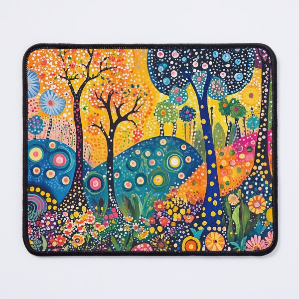 Item preview, Colorful Polka Dot Forest, Rainbow Forest, Wildflower Garden designed and sold by Neika Shimm Designs.