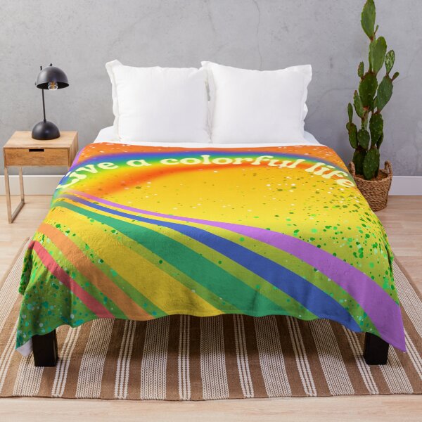 Item preview, Live a colorful life, Rainbow, LGBT, Glitter, Sparkle designed and sold by Eternity Eventually.