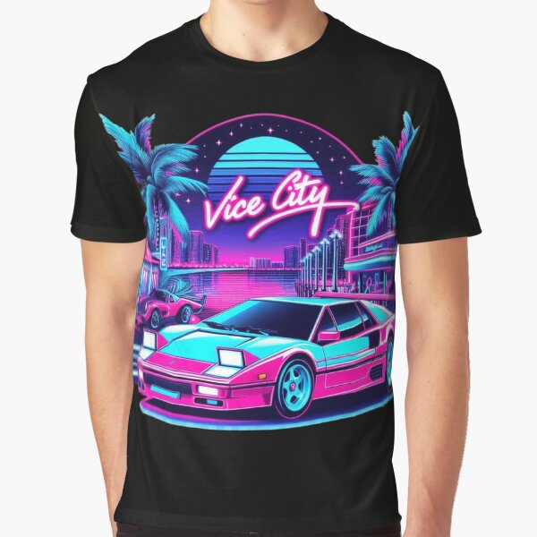 Item preview, Vice City Nights Logo designed and sold by Mark Cannon.