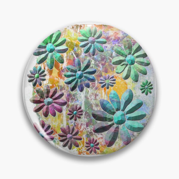 Item preview, Colorful Dancing Flowers Art 3 designed and sold by Sharon Cummings Art.