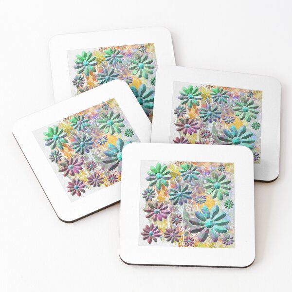 Item preview, Colorful Dancing Flowers Art 3 designed and sold by Sharon Cummings Art.