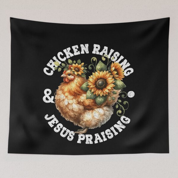 Item preview, Chicken Raising & Jesus Praising  designed and sold by BornBorn.