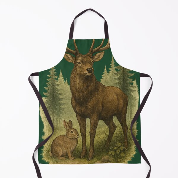 Item preview, Forest Guardian – Woodland Duo Realistic Art designed and sold by ForestPainter.