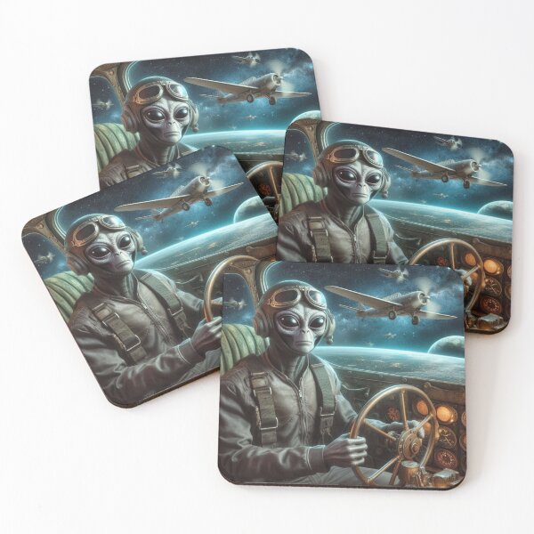 Item preview, old plane and alien designed and sold by Dogandesighn.