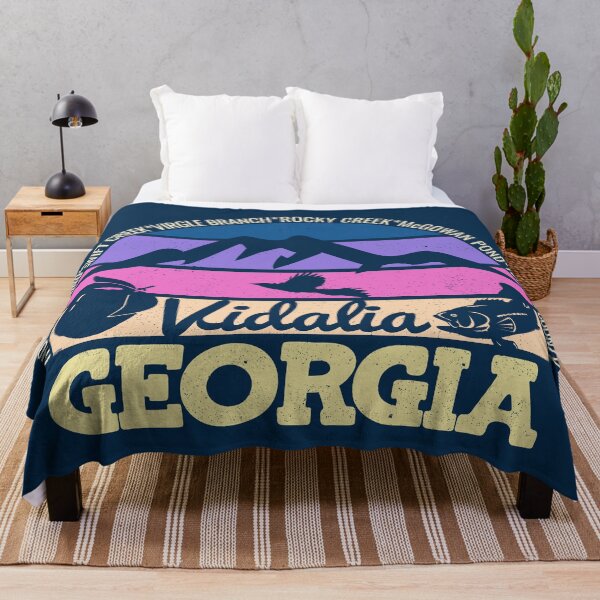 Item preview, Vidalia Georgia Sunset Retro Vintage Local Pride Logo designed and sold by CRHPOD20.