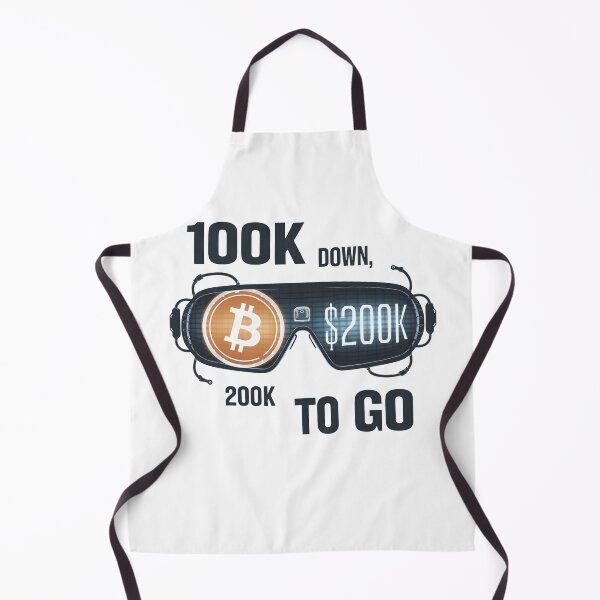 Item preview, Bitcoin to the moon, 100k done, next stop 200k, bitcoin crypto designed and sold by NoetherSym.
