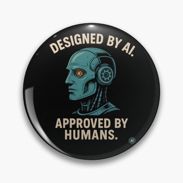 Item preview, Kopie von Designed by AI – Tech Statement for Future Thinkers designed and sold by LazyBlackSheep.