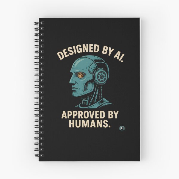 Item preview, Kopie von Designed by AI – Tech Statement for Future Thinkers designed and sold by LazyBlackSheep.