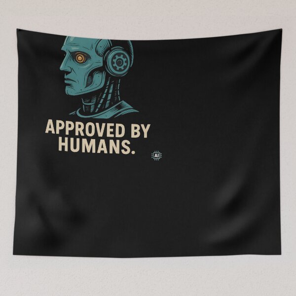 Item preview, Kopie von Designed by AI – Tech Statement for Future Thinkers designed and sold by LazyBlackSheep.