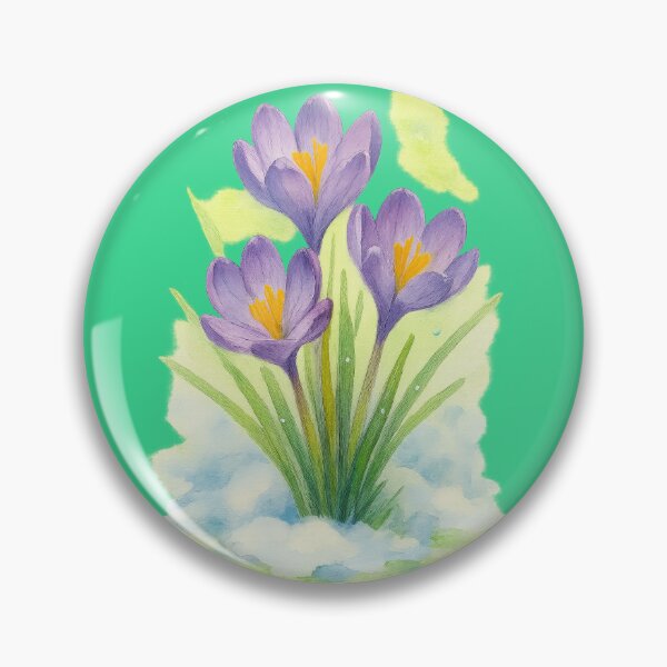 Item preview, Crocus Awakening – First Sign of Spring designed and sold by IraBum.