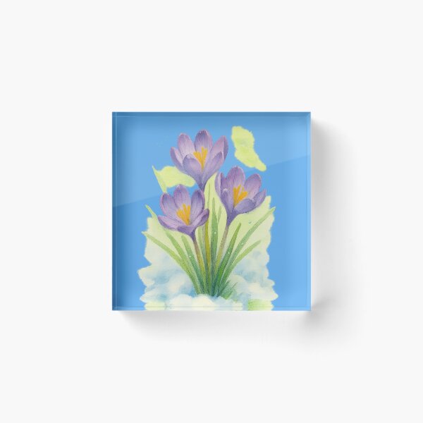 Item preview, Crocus Awakening – First Sign of Spring designed and sold by IraBum.